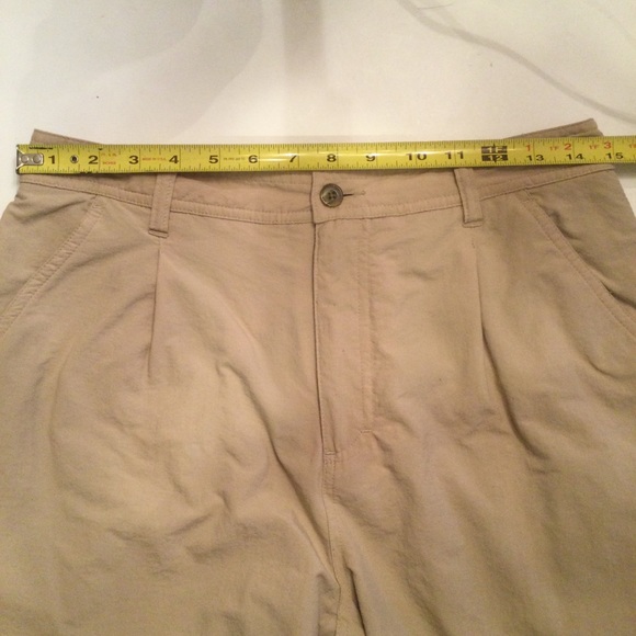 Royal Robbins Tan Nylon Fleece Lined Hiking Pants Size 8 - Picture 9 of 13